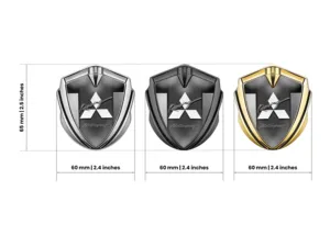 Mitsubishi Badge Self Adhesive Racing Look High-Quality